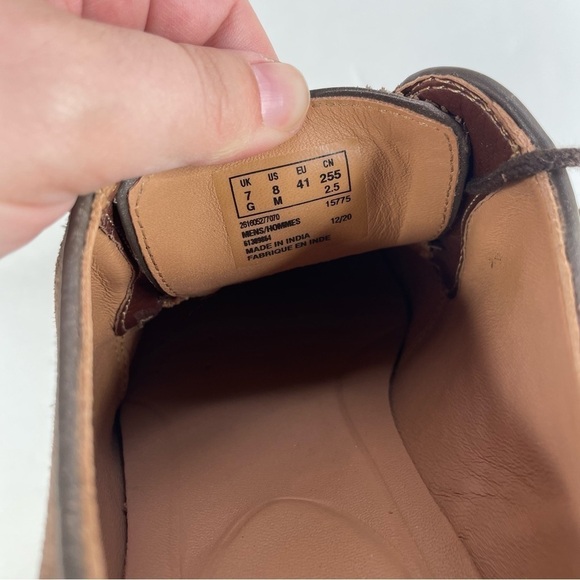 Clarks‎ Mens Citi Stride Lace Brown Suede Shoes Size 8 main image 7